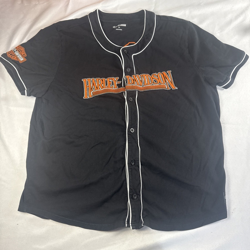 Harley-Davidson Men's '03 Baseball Jersey 2XL
